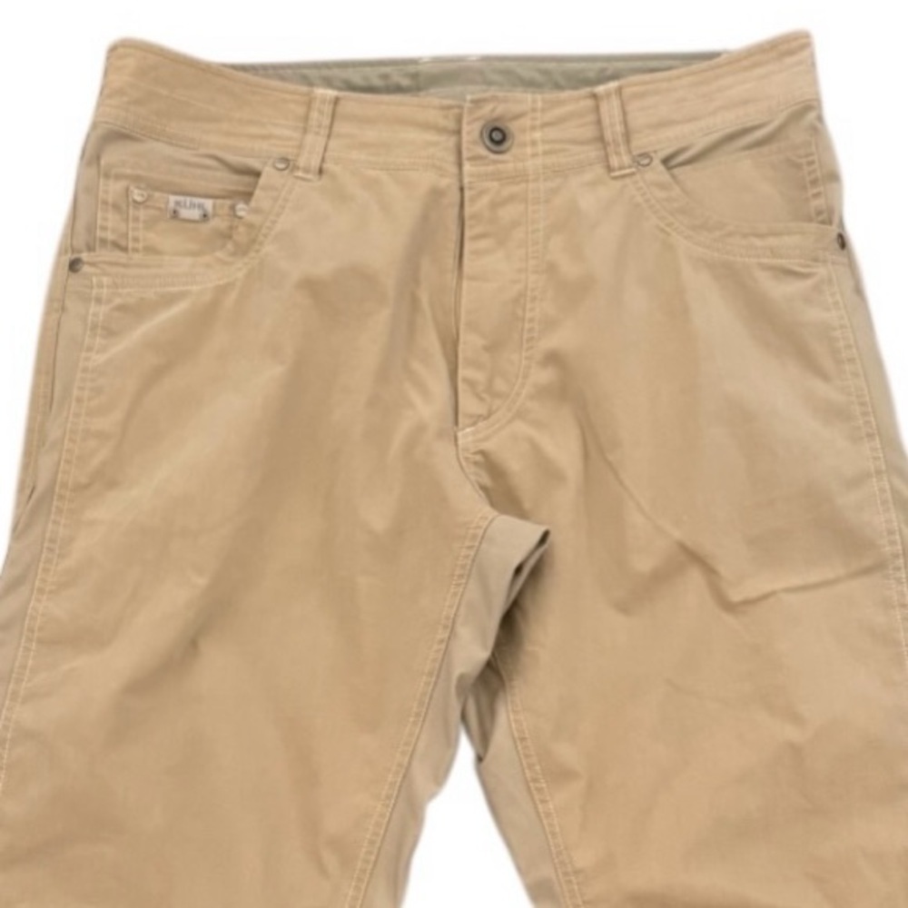 Kuhl Men’s Radikl Hiking Cargo Stretch Pants, Light Khaki Beige, Size 34 x 34 - Picture 4 of 13